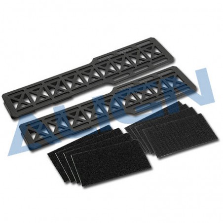 TREX600 PRO BANDEJA EXTRAIBLE BATERÍAS Y VELCROS
