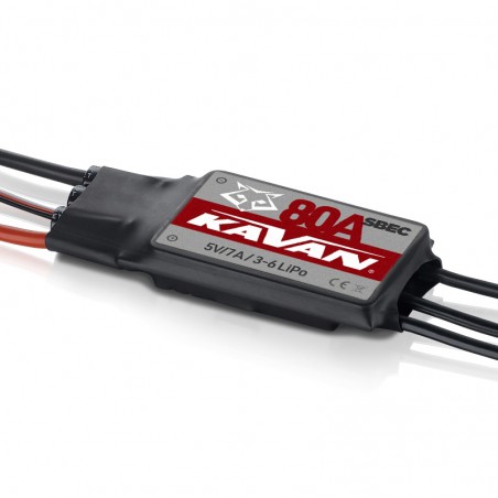 VARIADOR BRUSHLESS 80A KAVAN R-80SB SBEC