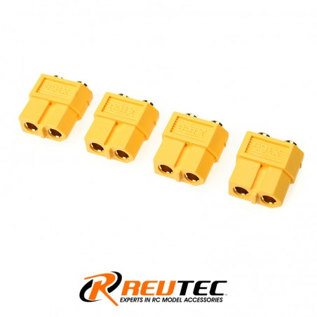 CONECTOR XT60 MACHO (4 unidades) REVTEC