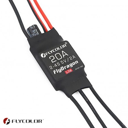VARIADOR BRUSHLESS 20A FLYDRAGON LITE BEC 2-4S