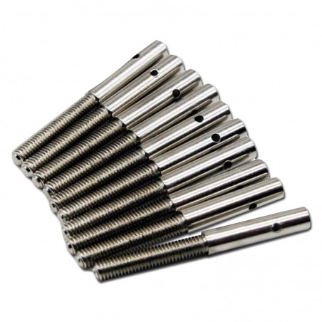 EJE ROSCADO M3X33MM (10 UNIDADES)