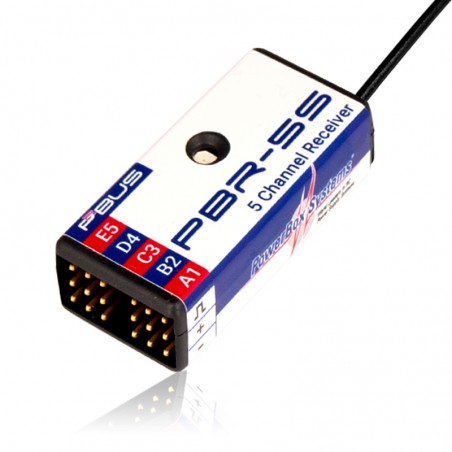 RECEPTOR 5 CANALES 2.4GHZ PBR-5S POWERBOX