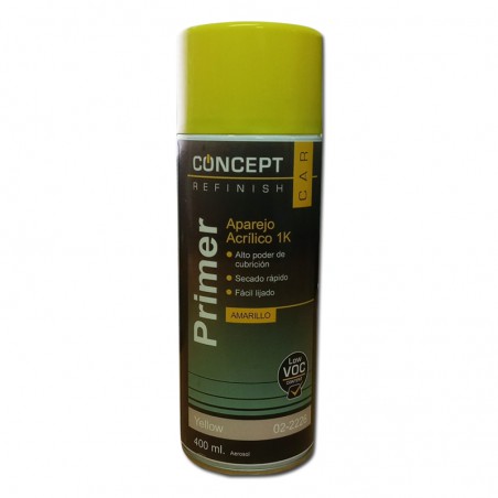 IMPRIMACION ALTA DENSIDAD AMARILLO SPRAY 400ML CONCEPT REFINISH