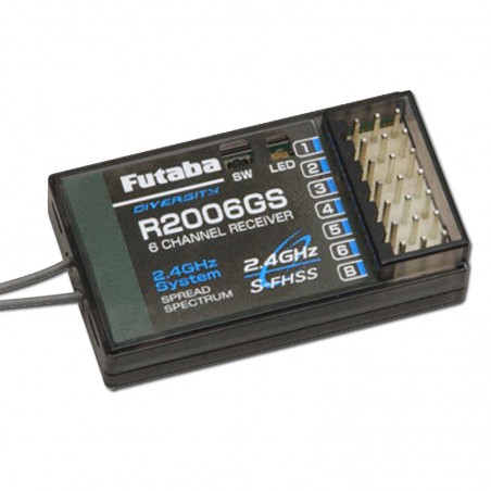 RECEPTOR FUTABA R2006GS 6 CANALES S-FHSS 2.4GHz