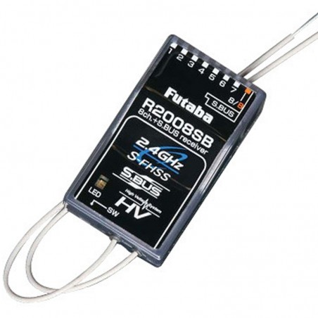 RECEPTOR 8 CANALES R2008SB S-FHSS 2,4GHz FUTABA