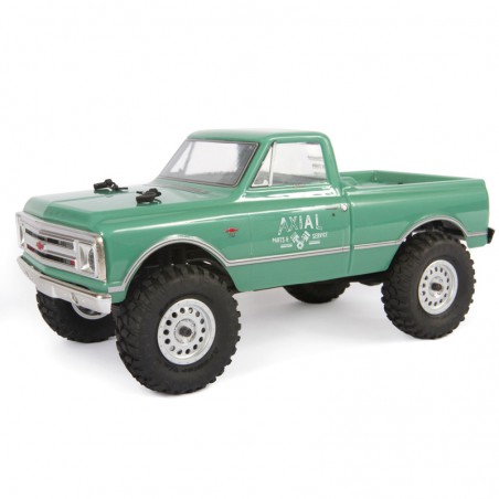 COCHE CHEVROLET C10 1967 1/24 4WD TRUCK GREEN