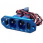 copy of INTERRUPTOR DOBLE BAT. AZUL ALUMINIO MIRACLE