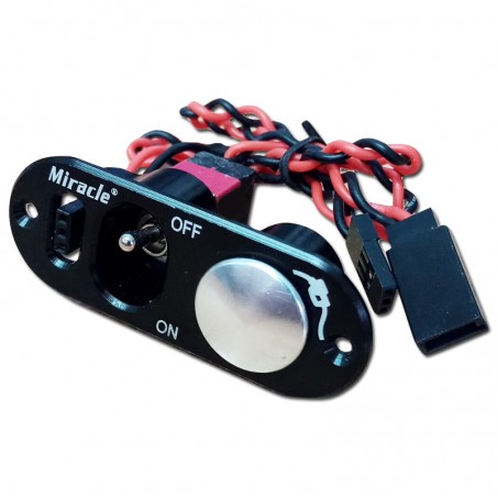 copy of INTERRUPTOR TOMA DE COMBUS. ALUMINIO NEGRO MIRACLE