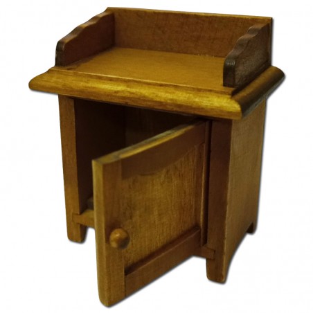 zz MESITA DE NOCHE RUSTICA