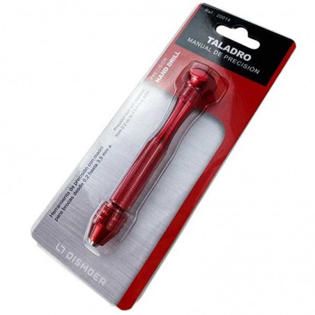 TALADRO MANUAL PRECISIÓN ANODIZADO ROJO DISMOER