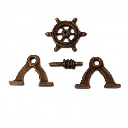 RUEDA DE TIMÓN 20MM CON SOPORTE ARTESANIA LATINA