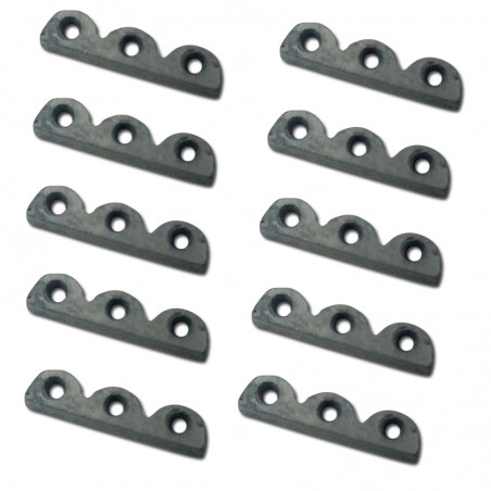 LIEBRES RACAMENTO TRIPLES 12mm (10 UNIDADES) ARTESANIA LATINA