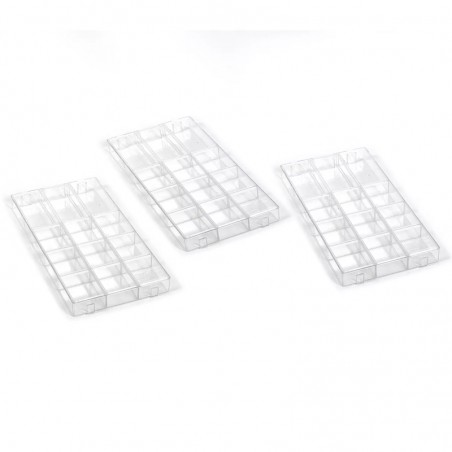 BANDEJAS DE PLASTICO (3 UNIDADES) OCCRE