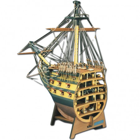 SECCION PROA BARCO HMS VICTORY MANTUAMODEL