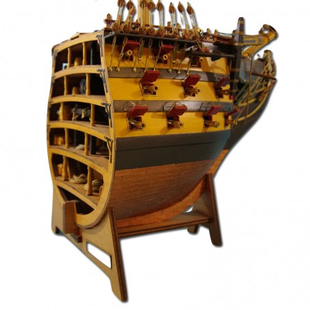 SECCION PROA BARCO HMS VICTORY MANTUAMODEL