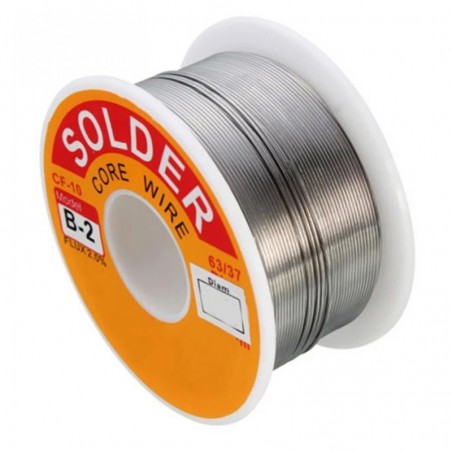 ROLLO ESTAÑO 50GR 0.6MM 63/37 2% FLUX