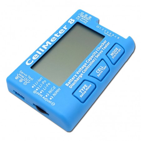 COMPROBADOR BATERIA LIPO 1-8S NI-MH