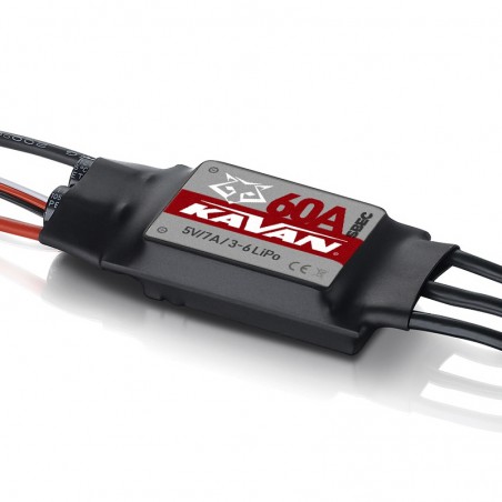 VARIADOR BRUSHLESS 60A KAVAN R-60SB SBEC