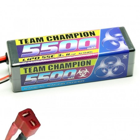 BATERIA LIPO 11,1V 5500MAH 55C  TEAM CHAMPION