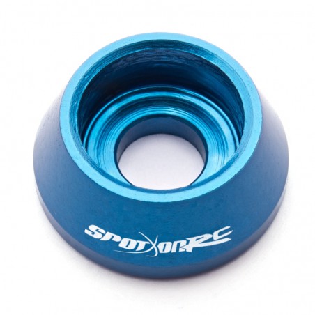 ARANDELA CONICA ALUMINIO AZUL M3 (10 unidades)