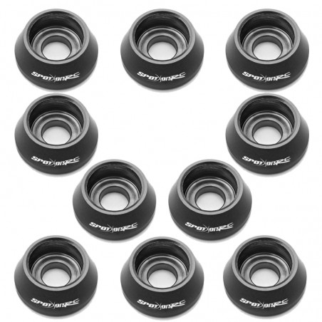 ARANDELA CONICA ALUMINIO NEGRO M3 (10UDS)