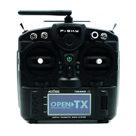 EMISORA FRSKY TARANIS X9 LITE NEGRA  24 CANALES