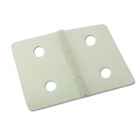 BISAGRA NYLON PLANA 27X36MM (10 unidades)