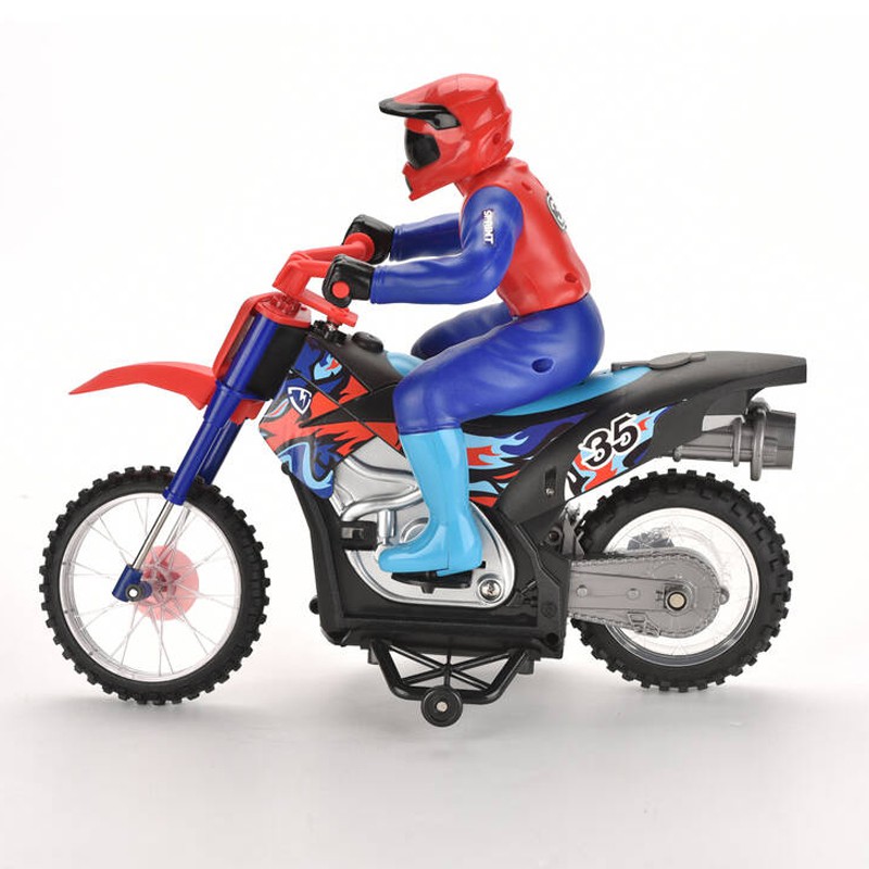 MOTO RC CON HUMO LUZ Y SONIDO 1/10
