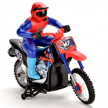 MOTO RC CON HUMO, LUZ Y SONIDO 1/10