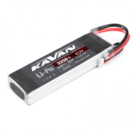 BATERIA LIPO 11.1V 3250MAH 30C KAVAN