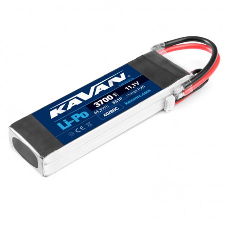 BATERIA LIPO 11.1V 3700MAH 40C KAVAN