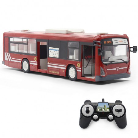 AUTOBUS ELECTRICO 1/20 RTR 2.4GHZ ROJO