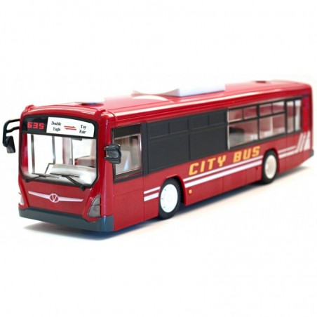 AUTOBUS ELECTRICO 1/20 RTR 2.4GHZ ROJO