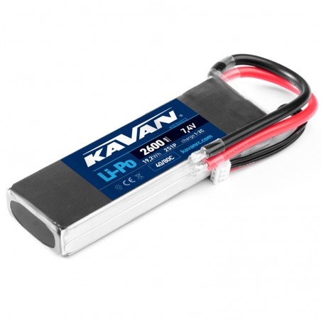 BATERIA LIPO 7.4V 2600MAH 40C KAVAN