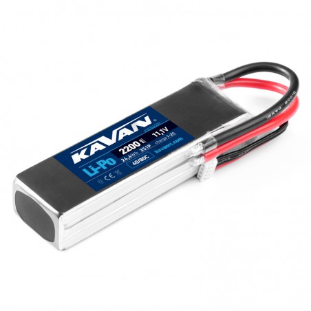 BATERIA LIPO 11.1V 2200MAH 40C KAVAN