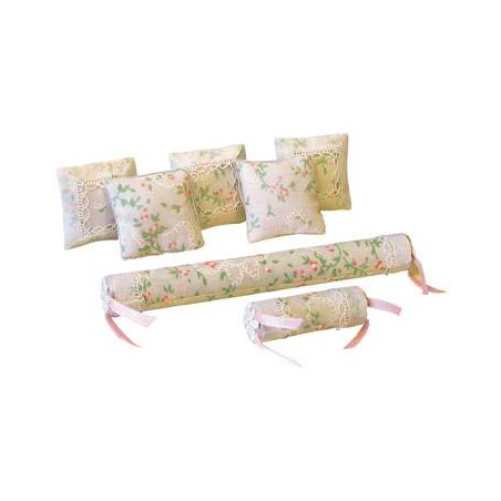 ZZ-JUEGO SÁBANAS + 4 COJINES