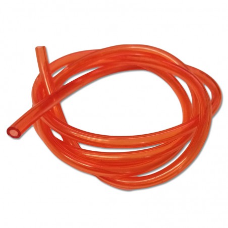 TUBO COMBUSTIBLE GASOLINA 5x3mm NARANJA (1 metro)