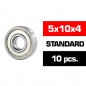 RODAMIENTO HS BLINDADOS 5X10X4MM RODAMIENTO HS BLINDADOS 5X10X4MM