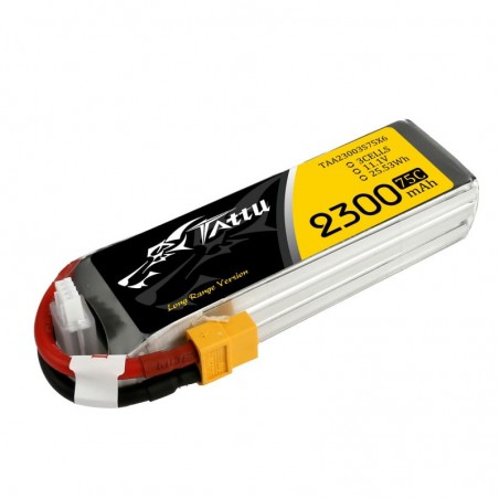 BATERIA LIPO 11.1V 2300MAH 75C TATTU
