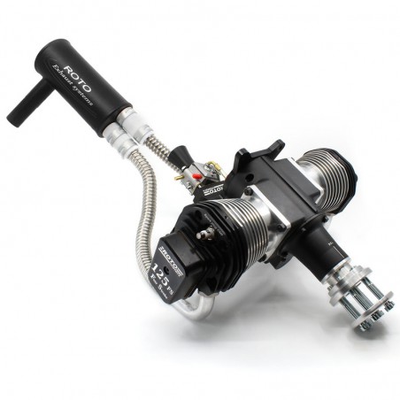 MOTOR GASOLINA ROTO 125FS CON ESCAPE 2 EN 1 TS ROTO