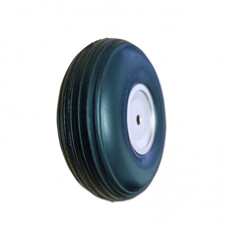 RUEDA GOMA LLANTA ALUMINIO 57mm (grosor 21.5mm)