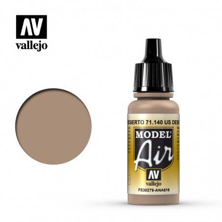 PINTURA VALLEJO MODEL AIR US ARENA DESIERTO 17ML