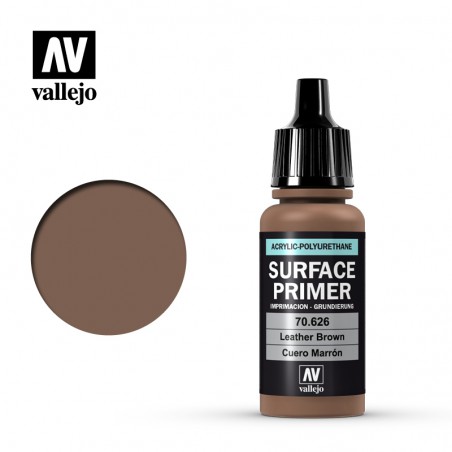 PINTURA VALLEJO IMPRIMACION CUERO MARRON 17ML