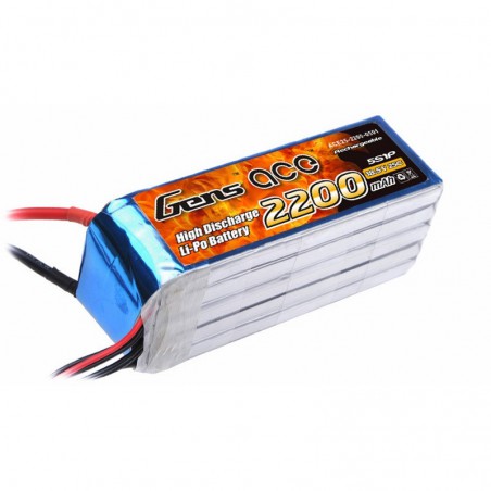 BATERIA LIPO 18.5V 2200MAH 25C GENS ACE
