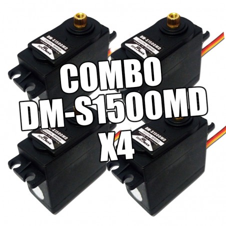 COMBO X4 SERVO DM-S1500MD DOMAN RC 17kg
