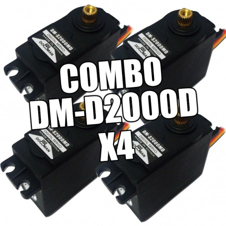 COMBO X4 SERVO DIGITAL STANDARD 21KG DM-S2000MD HV DOMAN RC