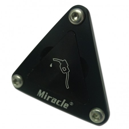 TOMA LLENADO TRIANGULAR ALUMINIO NEGRO MIRACLE
