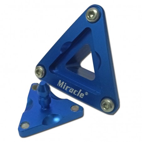 TOMA LLENADO TRIANGULAR ALUMINIO AZUL MIRACLE