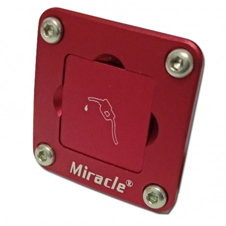 TOMA LLENADO CUADRADA ALUMINIO ROJO MIRACLE