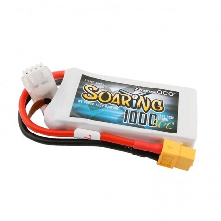 BATERIA LIPO 11.1V 1000MAH 30C SOARING XT-60